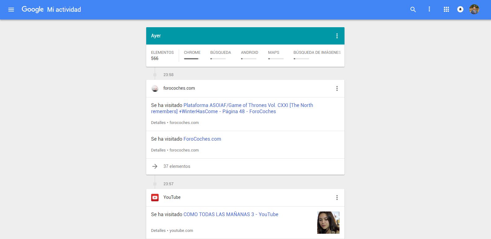 mi actividad google 1