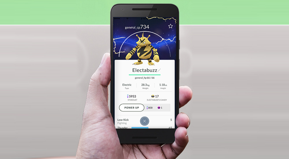 pokemon go ficha electabuzz