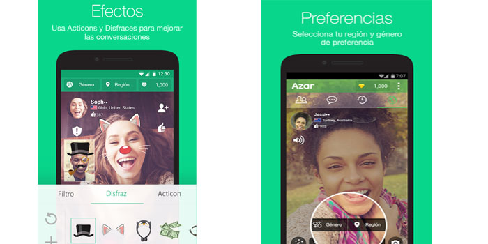Azar Video Chat y Mensajero