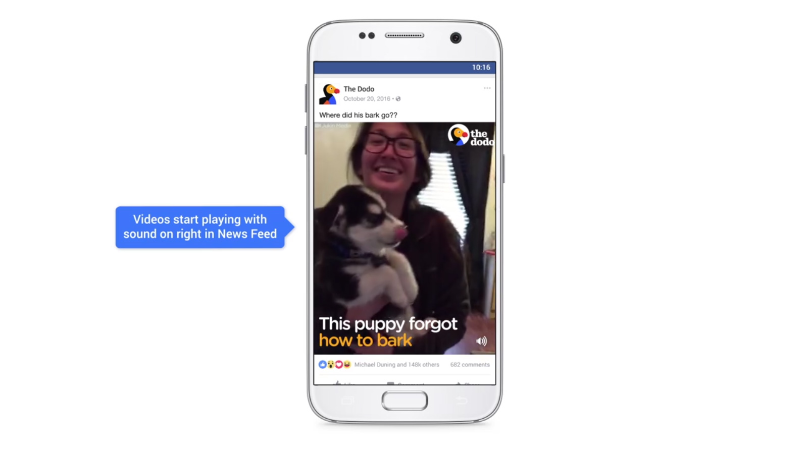 Desactivar el audio automático de los vídeos en Facebook