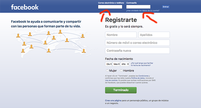 entrar en facebook