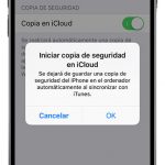 copia de seguridad en iPhone