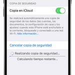 copia de seguridad en iPhone