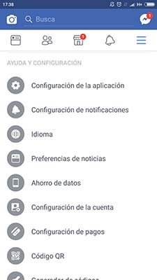 cambiar el tono de notificacion de la app de facebook