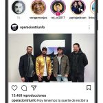 última hora de conexión en Instagram