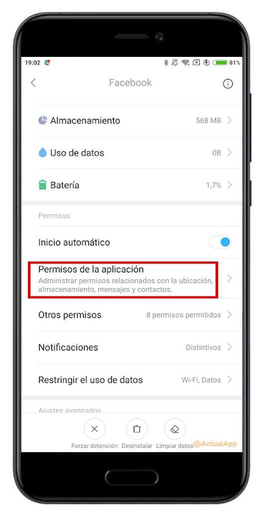 micrófono en facebook