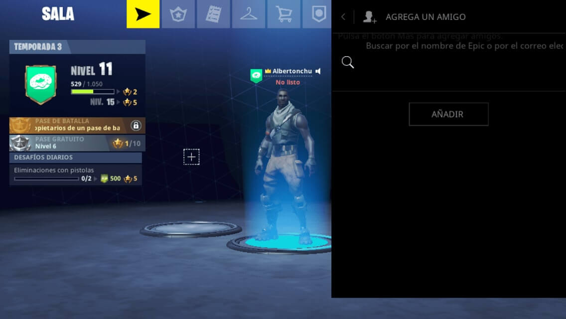 amigo en fortnite