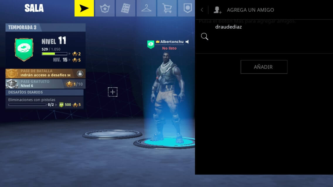 amigo en fortnite