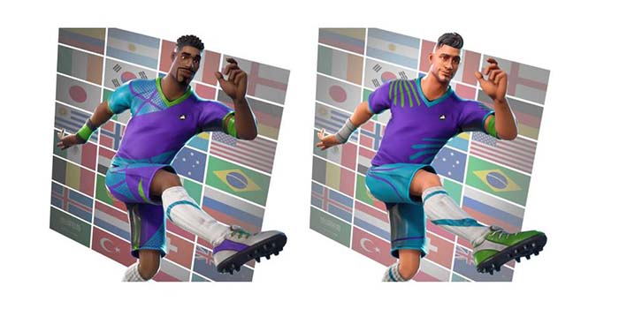 camisetas de futbol en fortnite