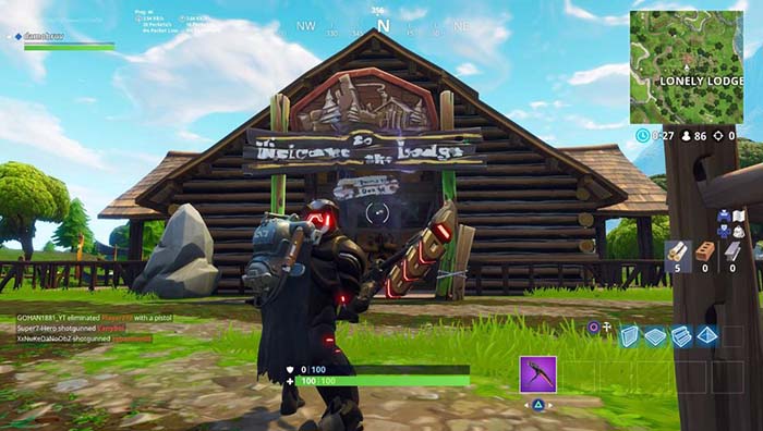 brechas en el mapa de Fortnite