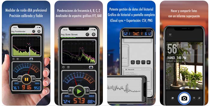 aplicaciones para medir decibelios con el movil