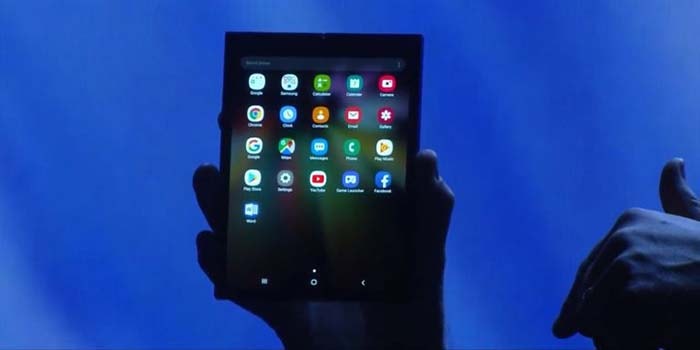 smartphone plegable de samsung