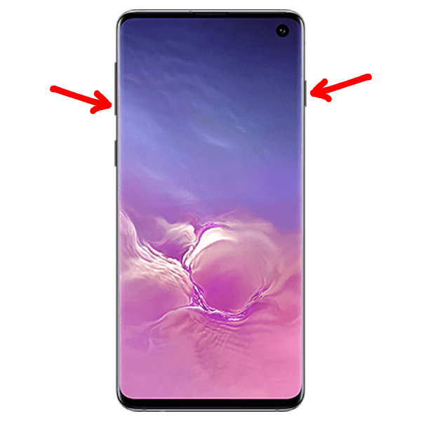 hacer una captura de pantalla en el Samsung Galaxy S10