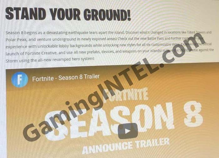 octava temporada de fortnite
