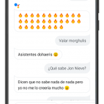 dracarys al asistente de google