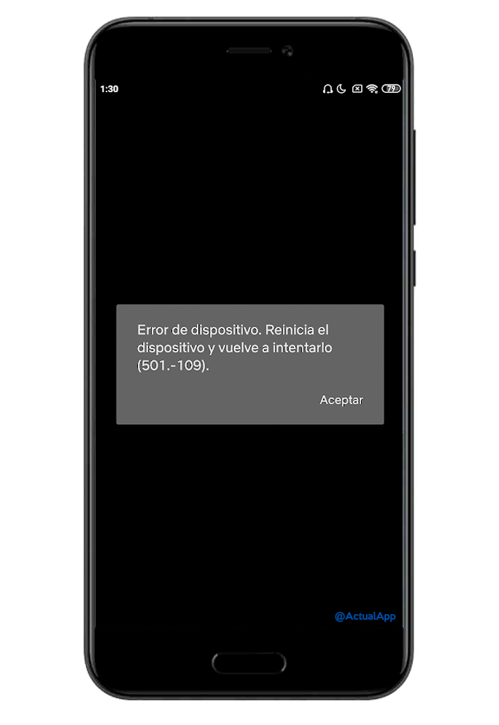 Error de dispositivo de Netflix