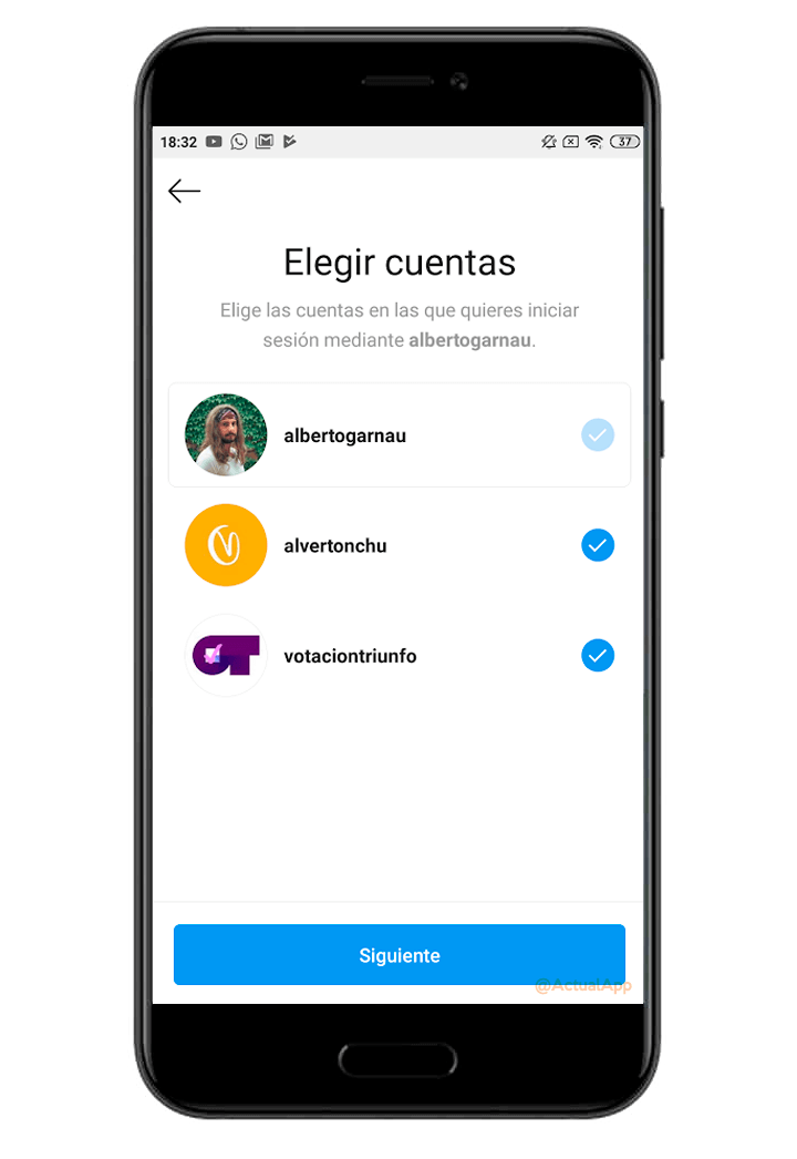 iniciar sesión varias cuentas de instagram actualapp
