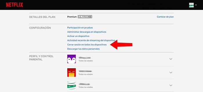 cuenta de netflix