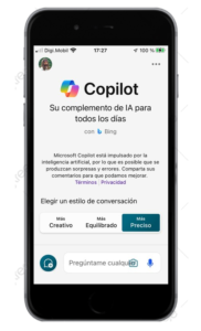 microsoft copilot gpt-4 creativo equilibrado preciso