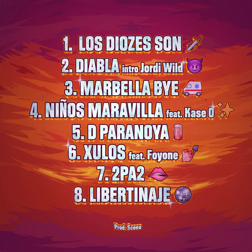 hotel maligno tracklist álbum illojuan